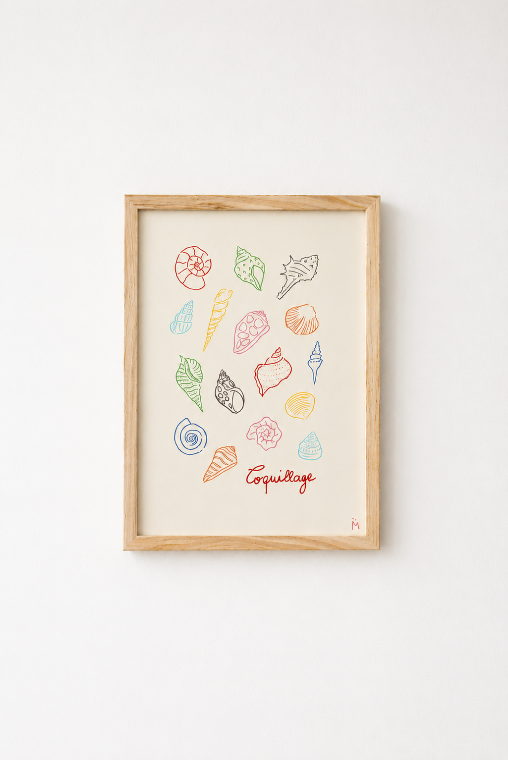 Ilustración Coquillage