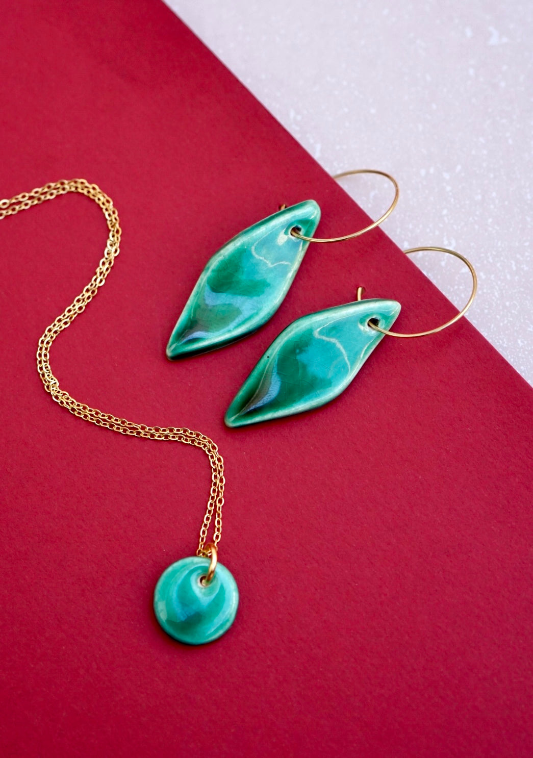 Iguazú and Irati green necklace