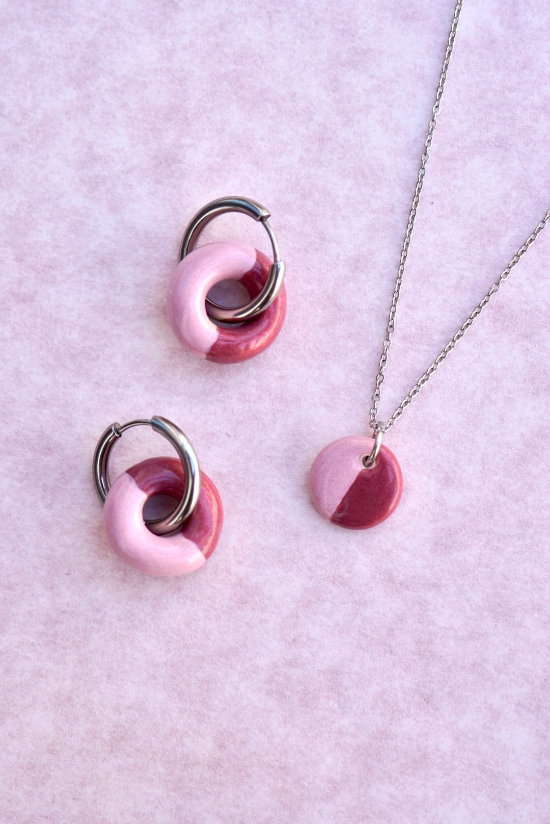 Pendientes Pink Lagoon