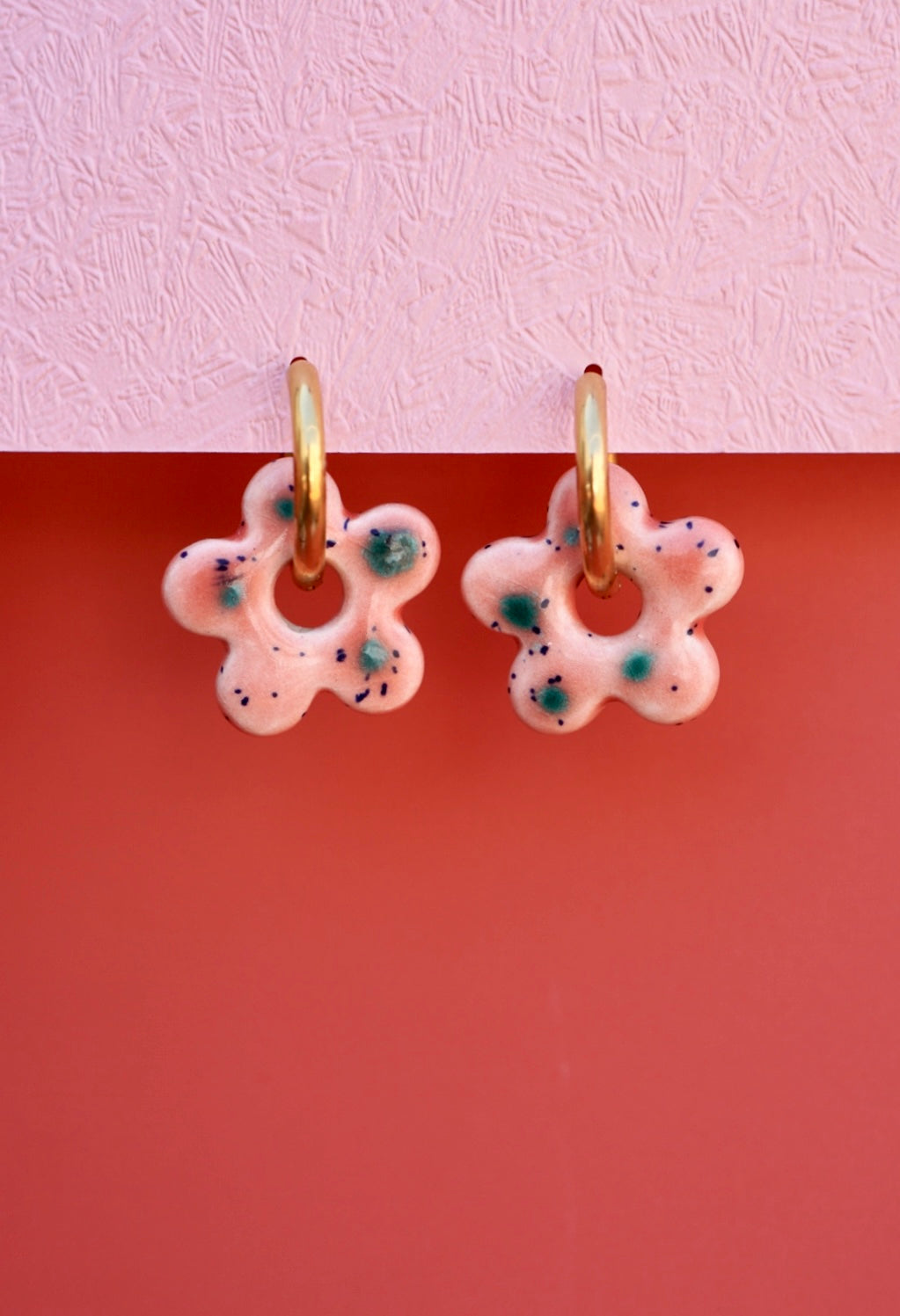 Bariloche coral earrings
