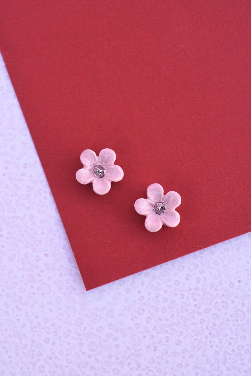 Boucles d'oreilles Cieza roses
