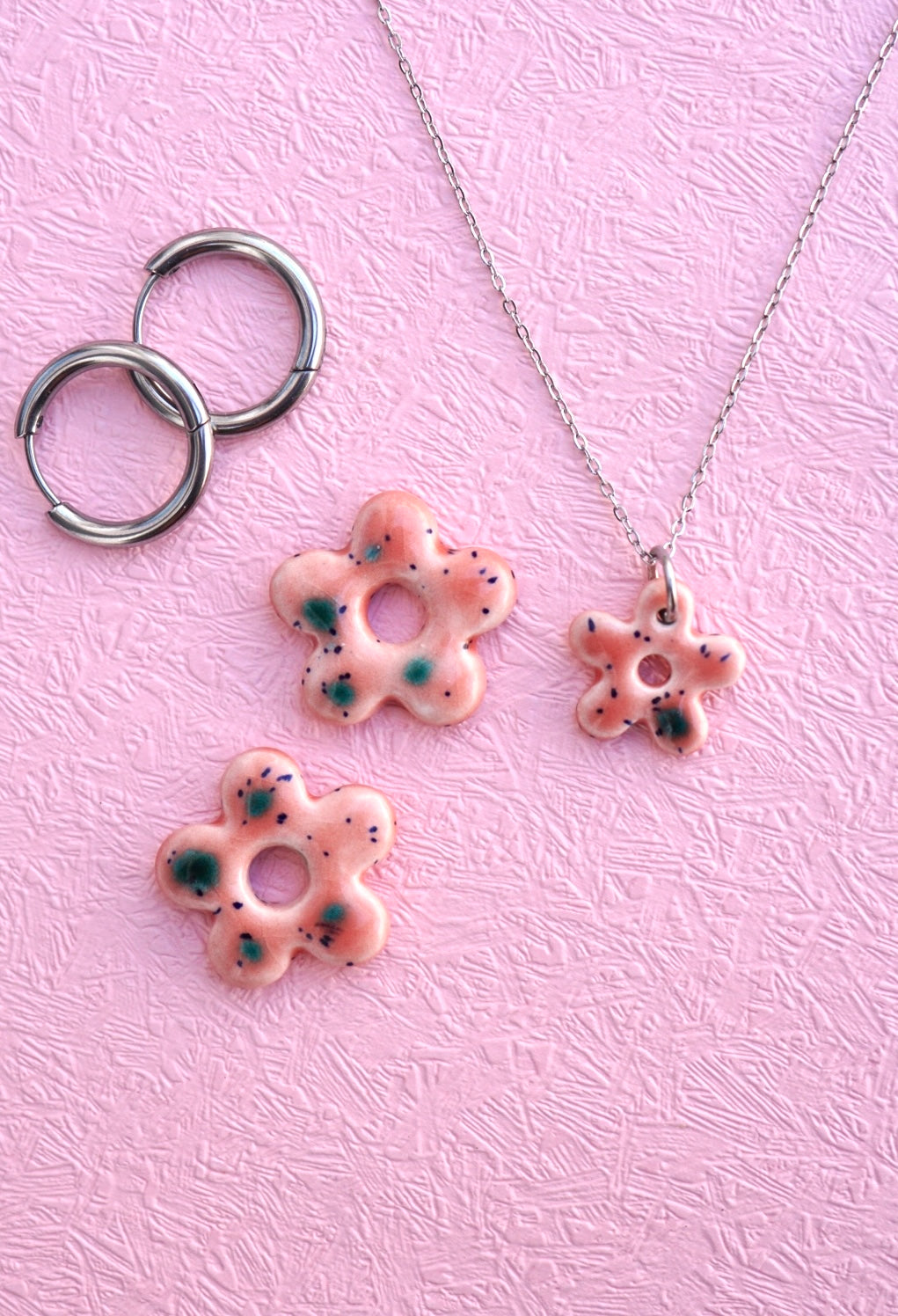 Bariloche coral earrings