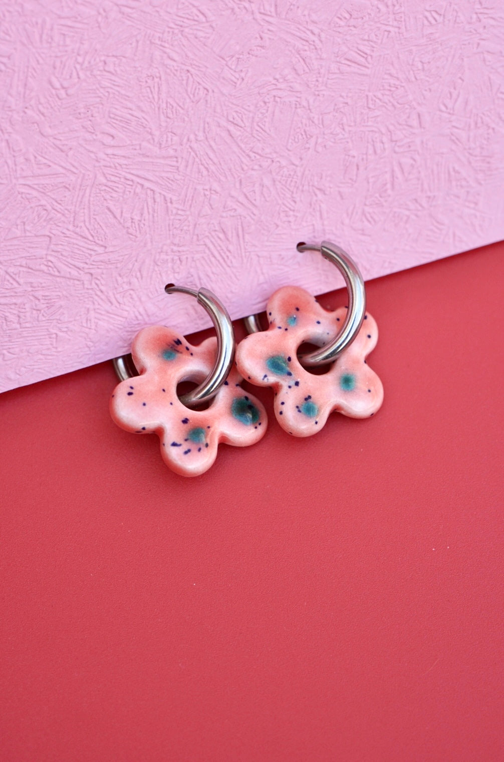 Bariloche coral earrings