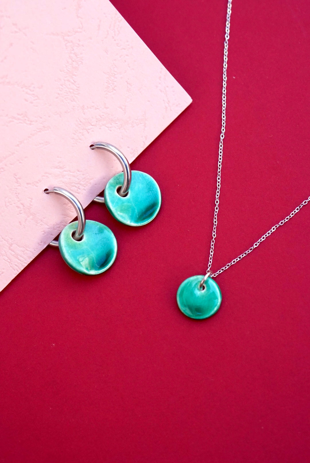 Iguazú and Irati green necklace