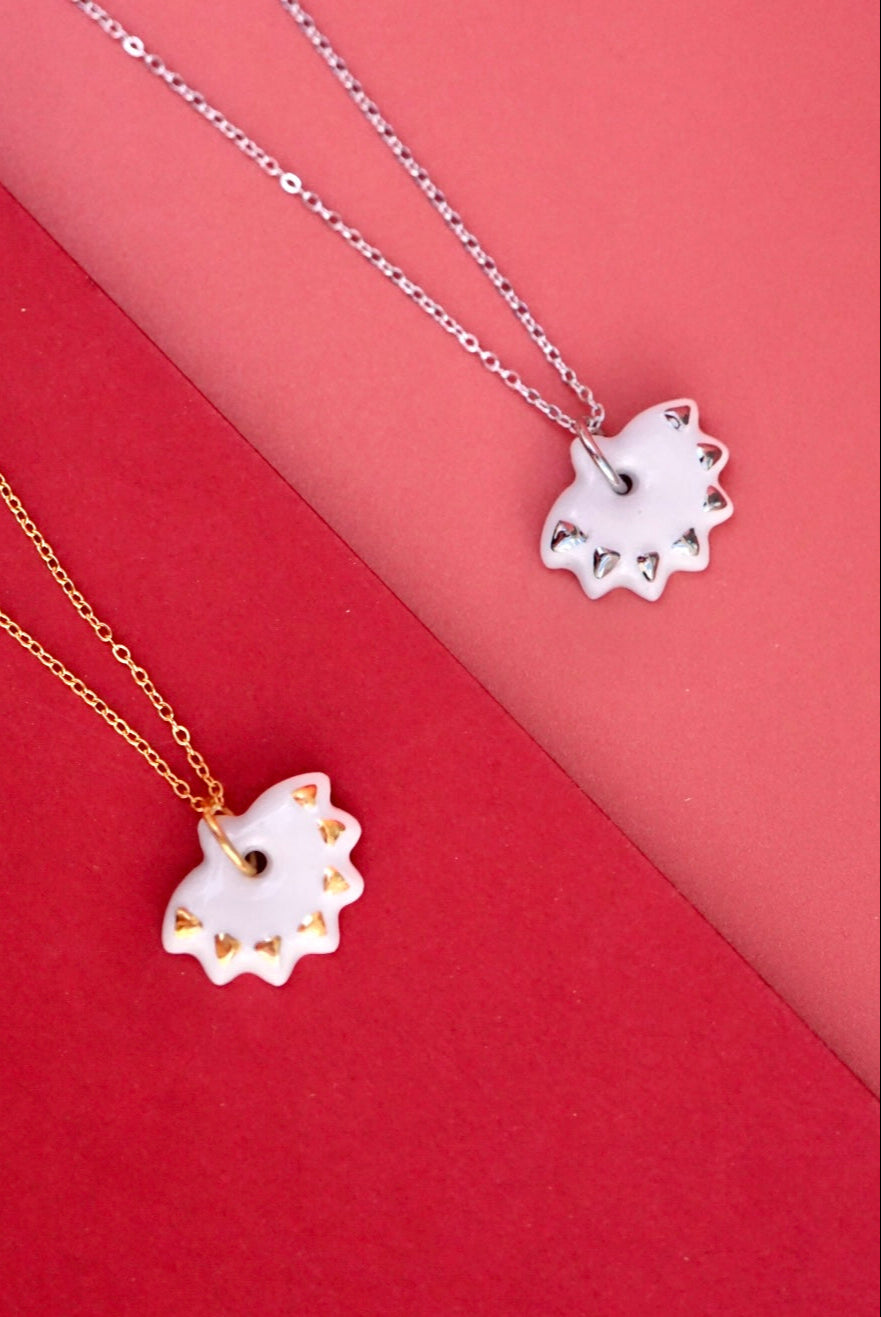 Gili silver necklace