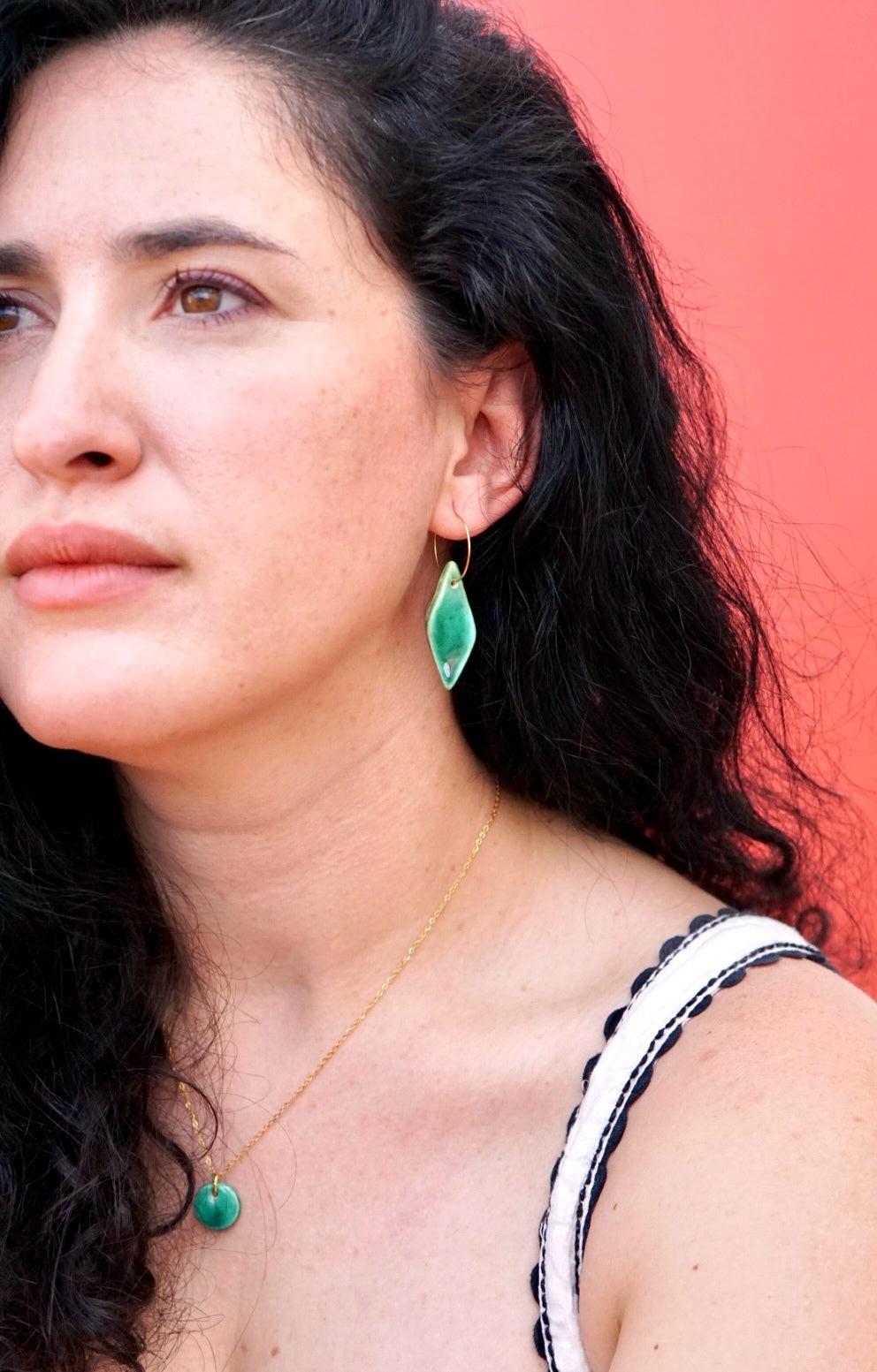 Iguazú and Irati green necklace