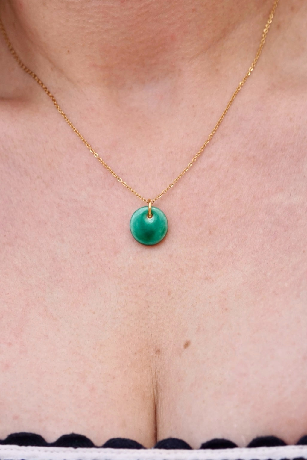 Iguazú and Irati green necklace