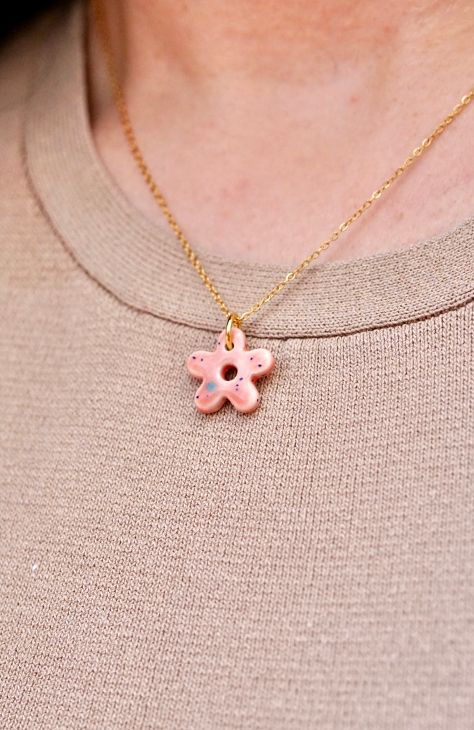 Bariloche coral necklace