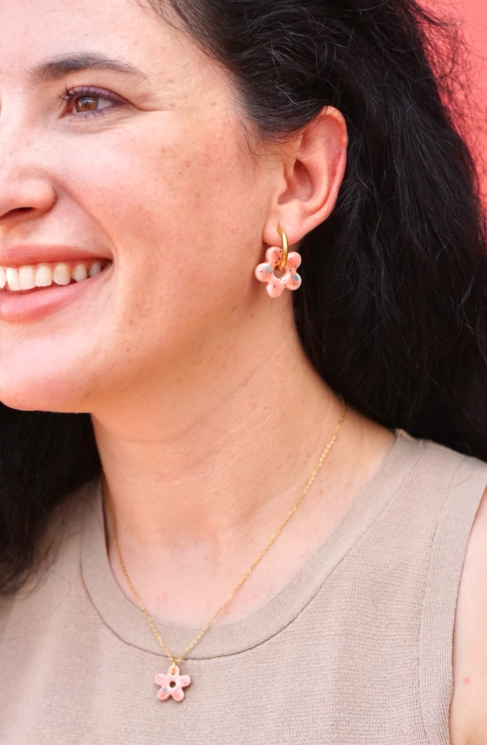 Bariloche coral necklace