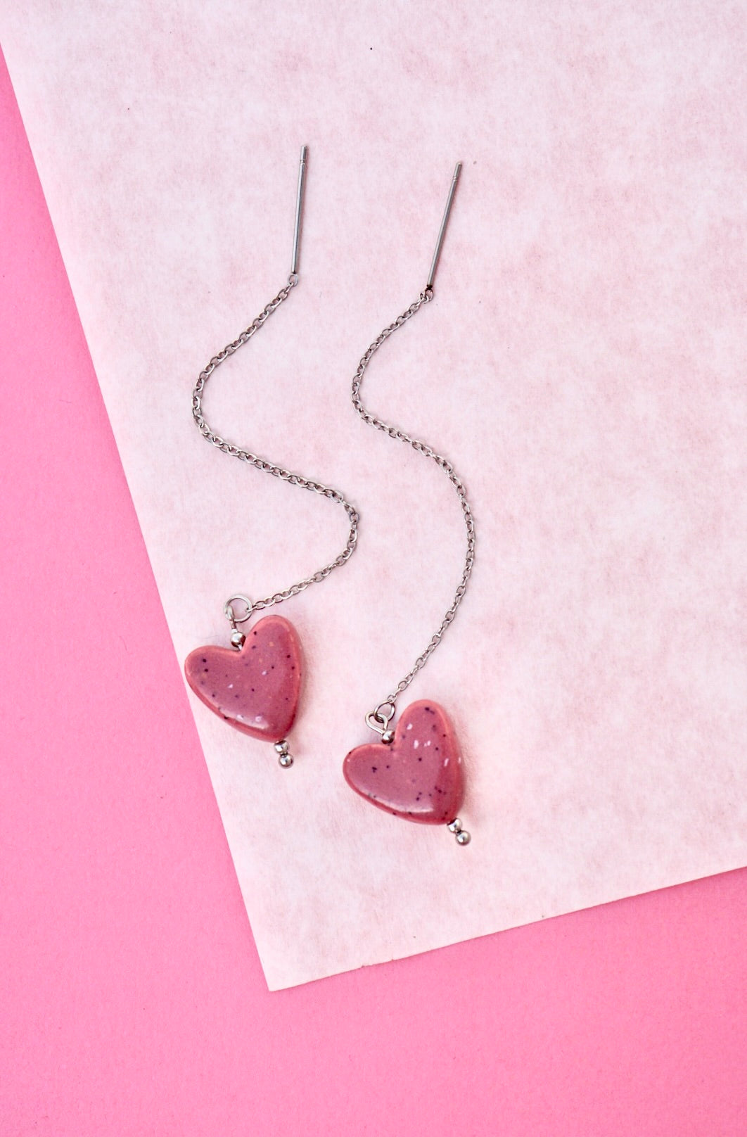 Pendientes Sevilla rosa