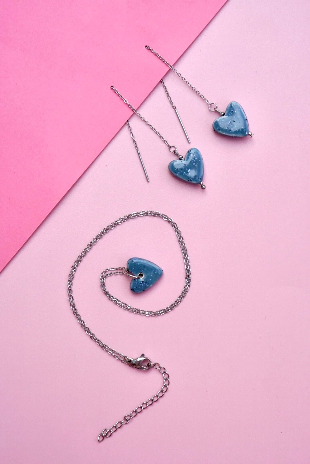 Pendientes Sevilla azul