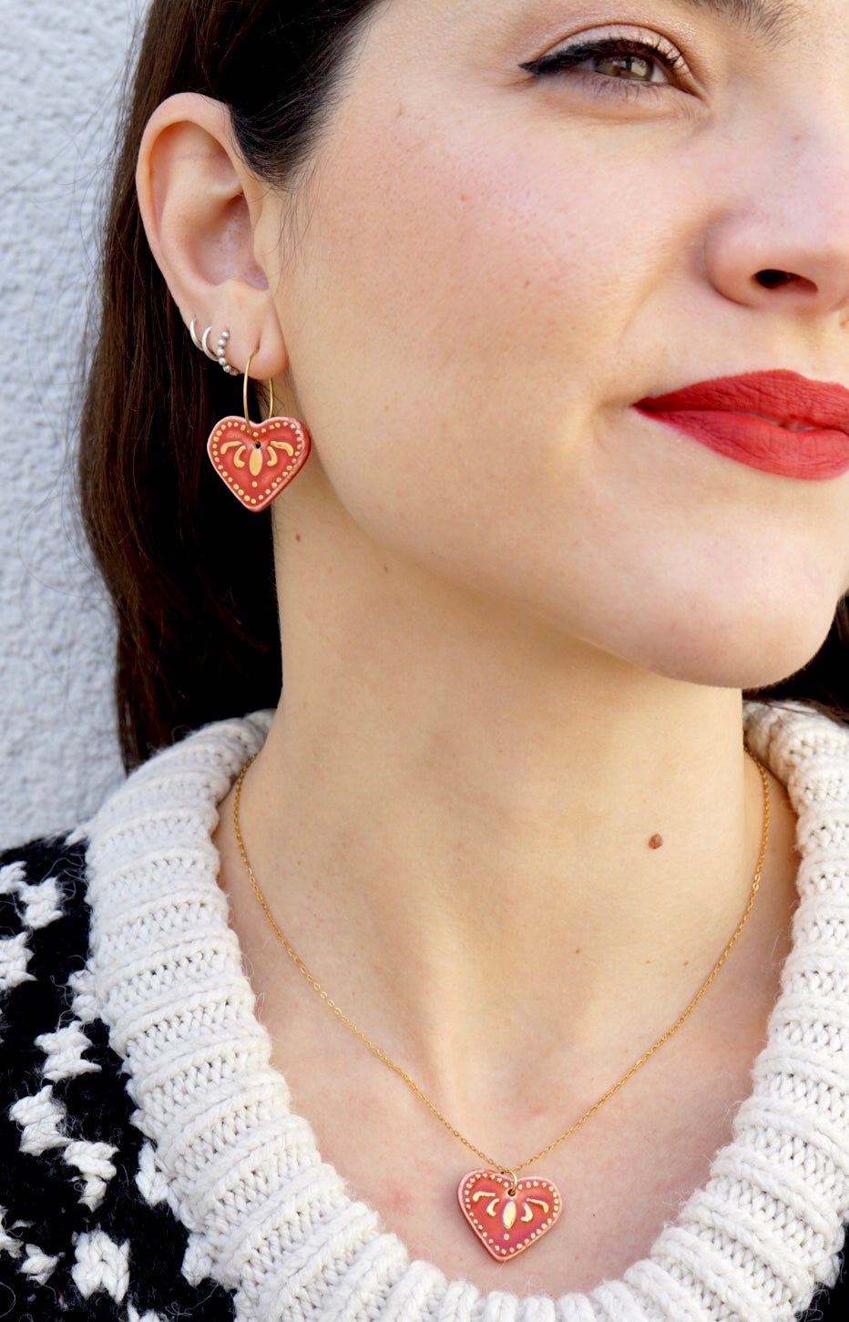 Collar corazón dorado (Edición especial)