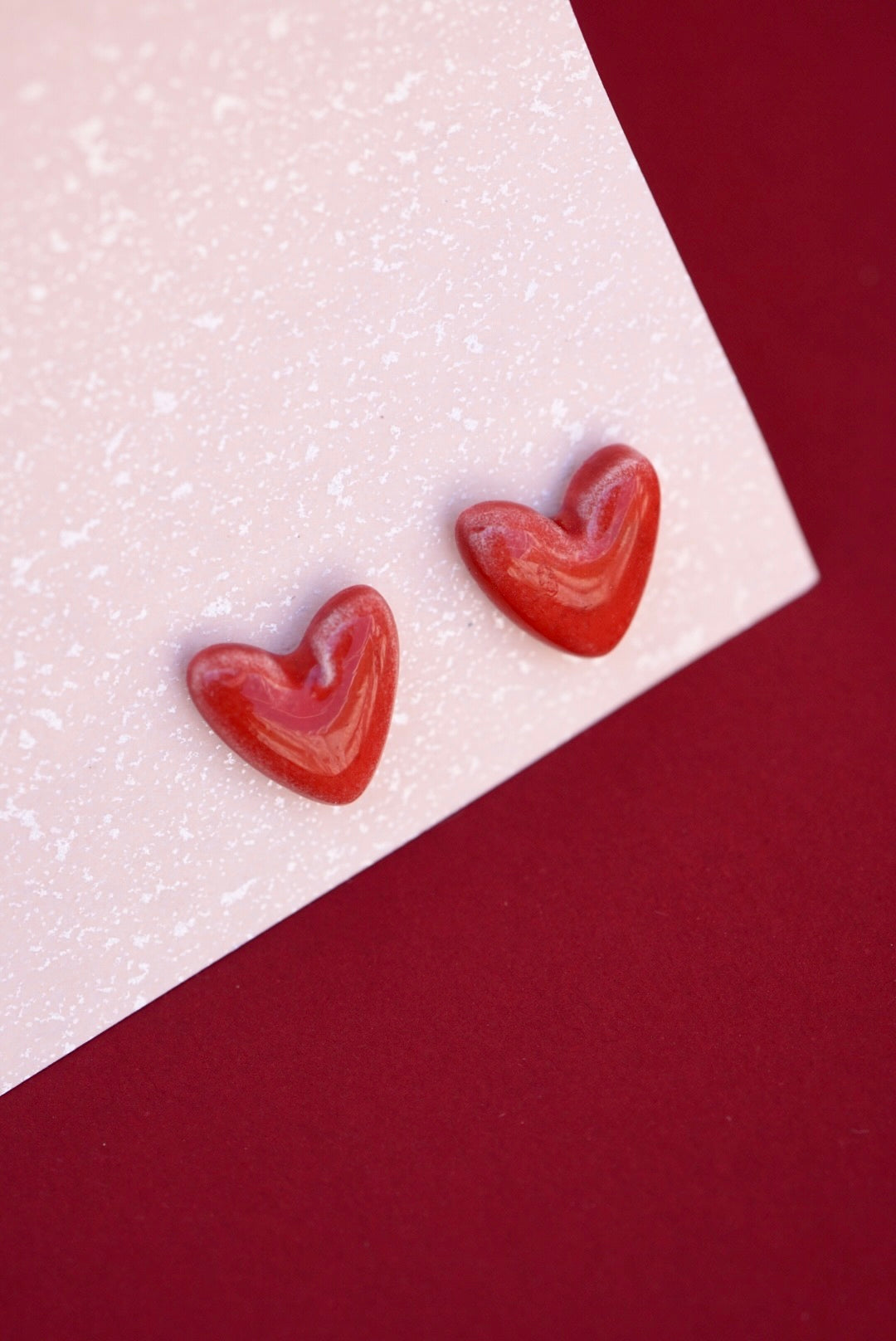 Red Paris earrings