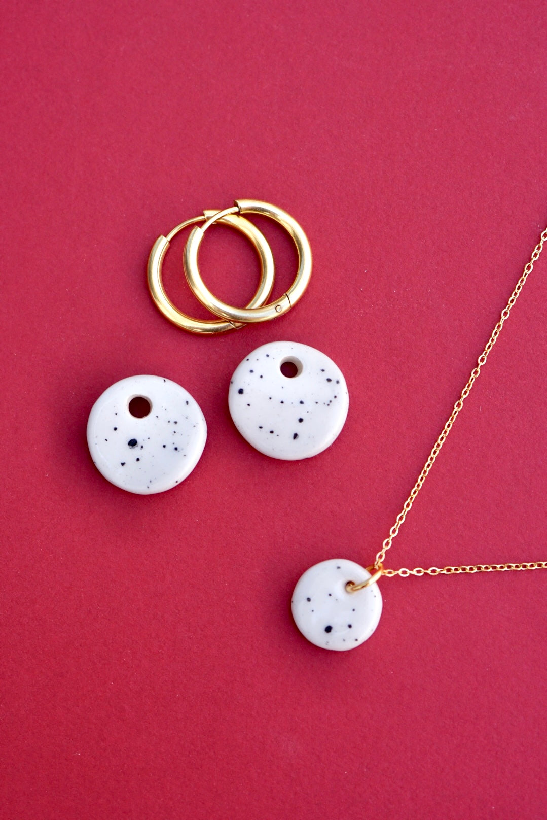 White Iguazu Earrings