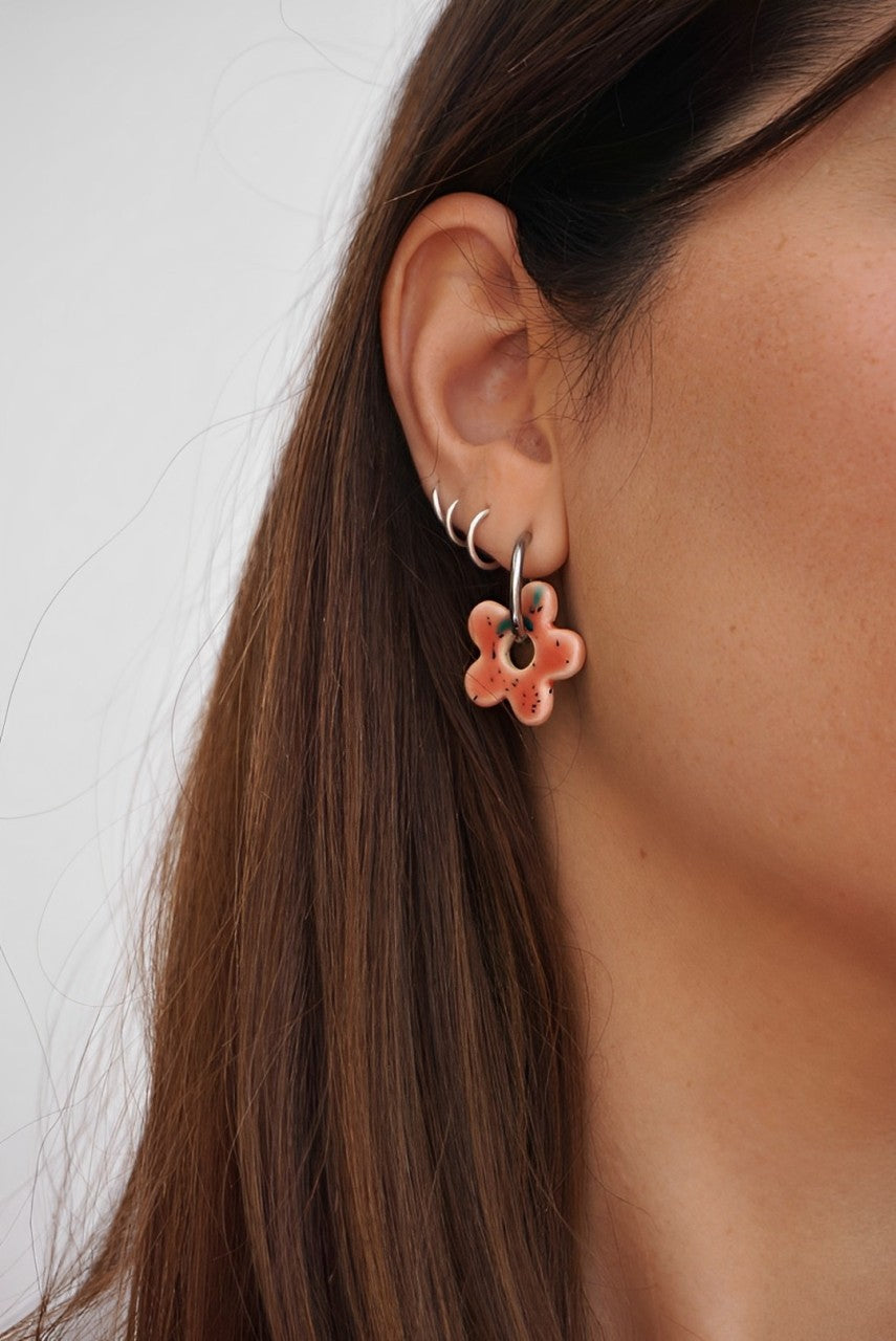 Pendientes Bariloche Coral