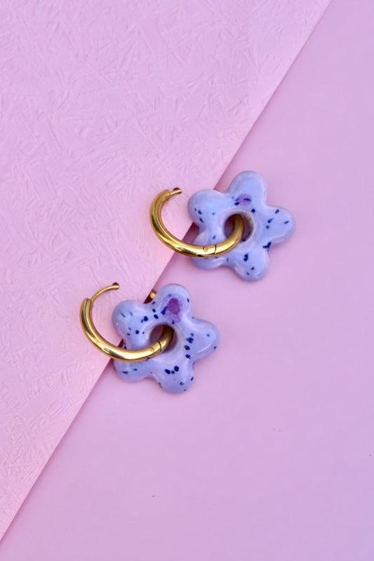 Boucles d'oreilles violettes de Bariloche