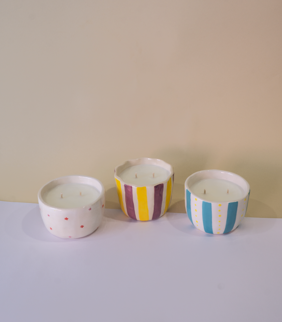 Vela Bloom | Flores Blancas | Colaboración junto a Catorzevelas