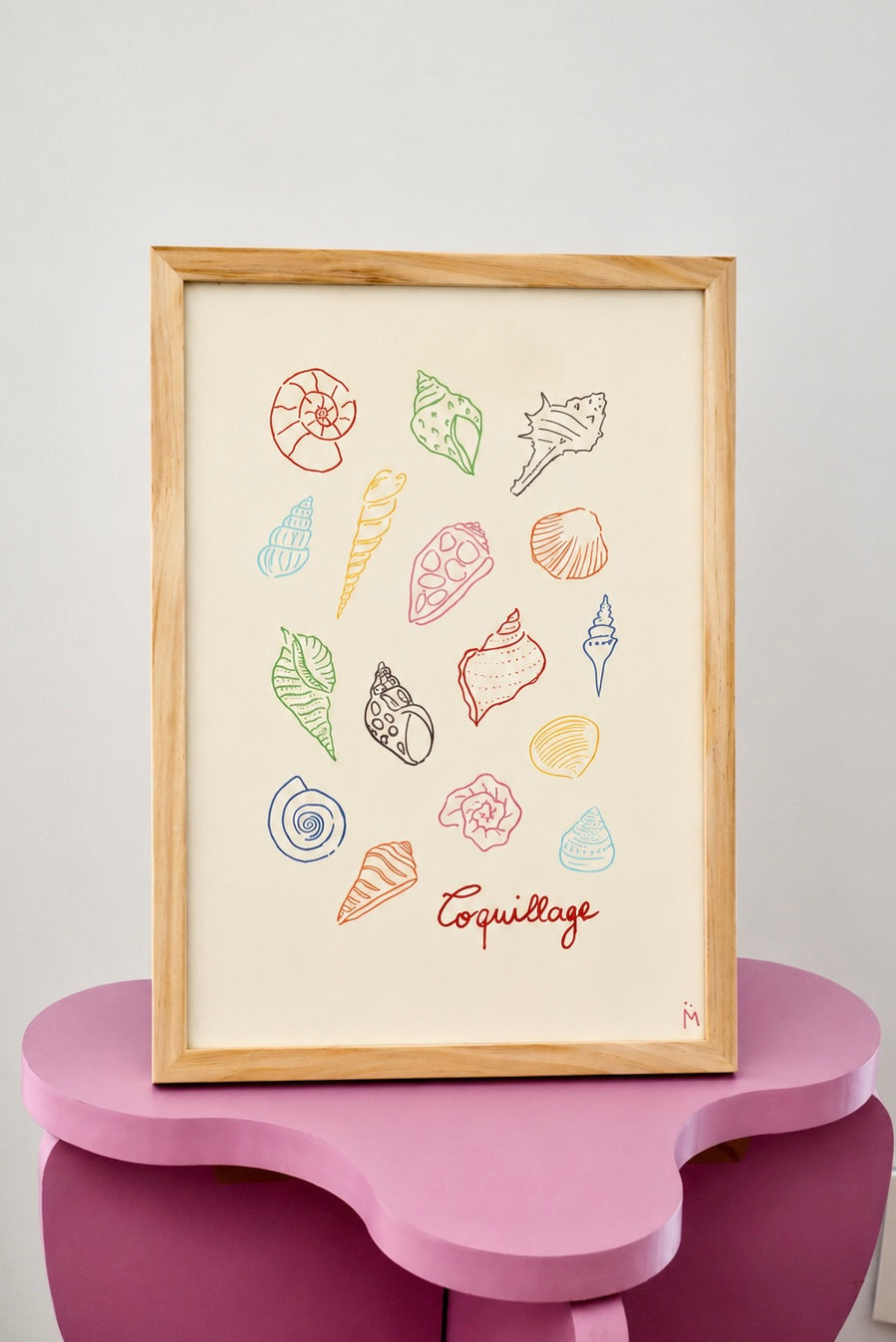 Ilustración Coquillage