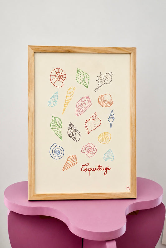 Ilustración Coquillage