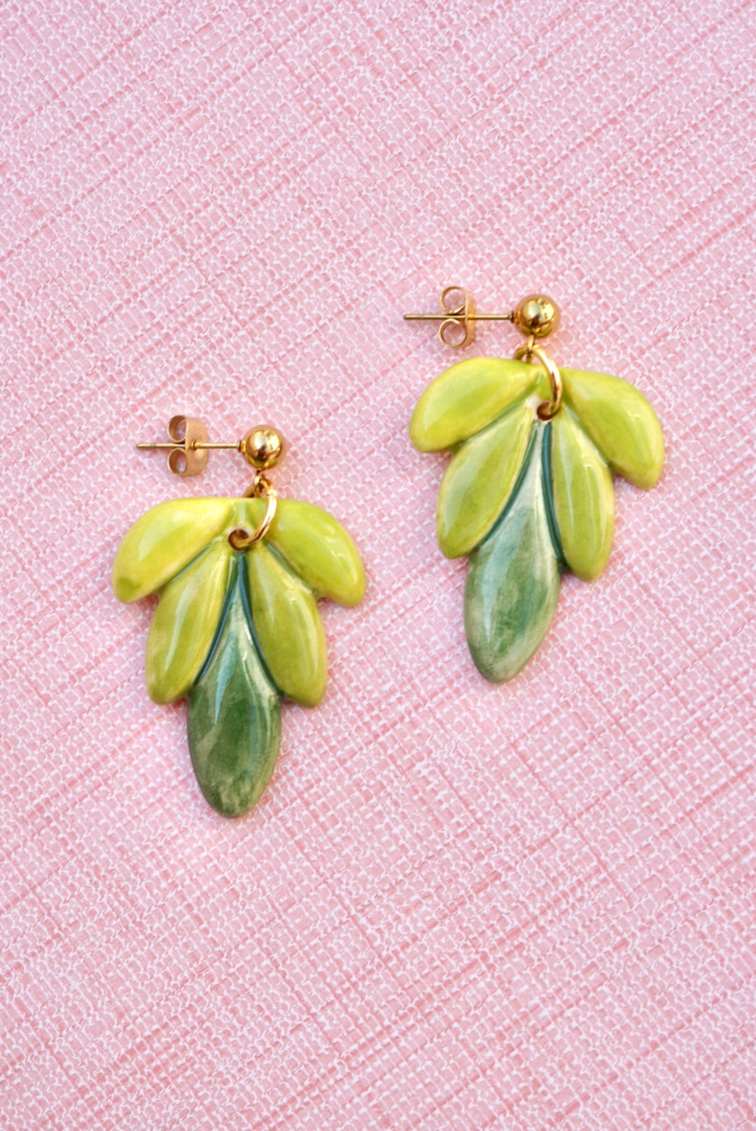 Pendientes Harmonie verde (Pre-order)