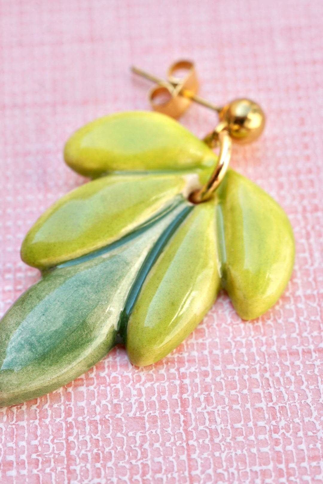 Pendientes Harmonie verde (Pre-order)