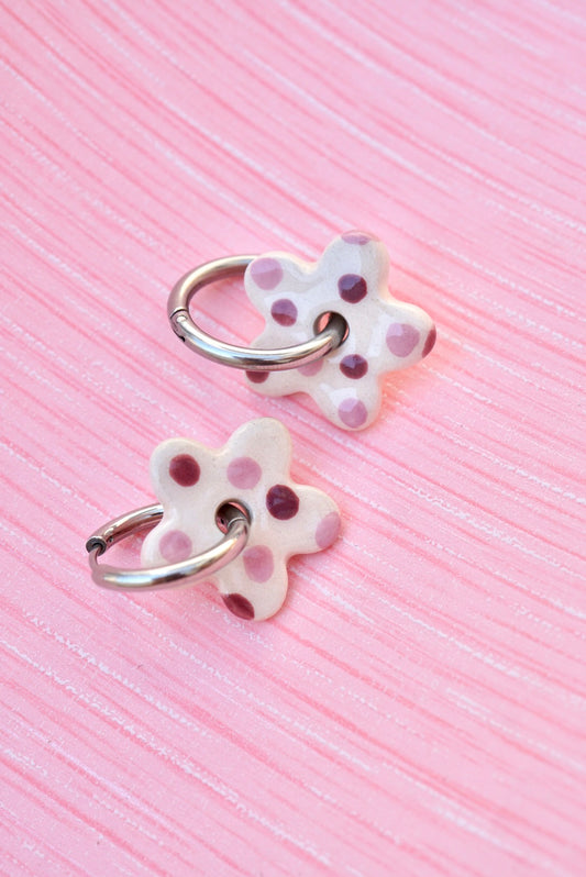Pendientes Flor moteada (Pre-order)