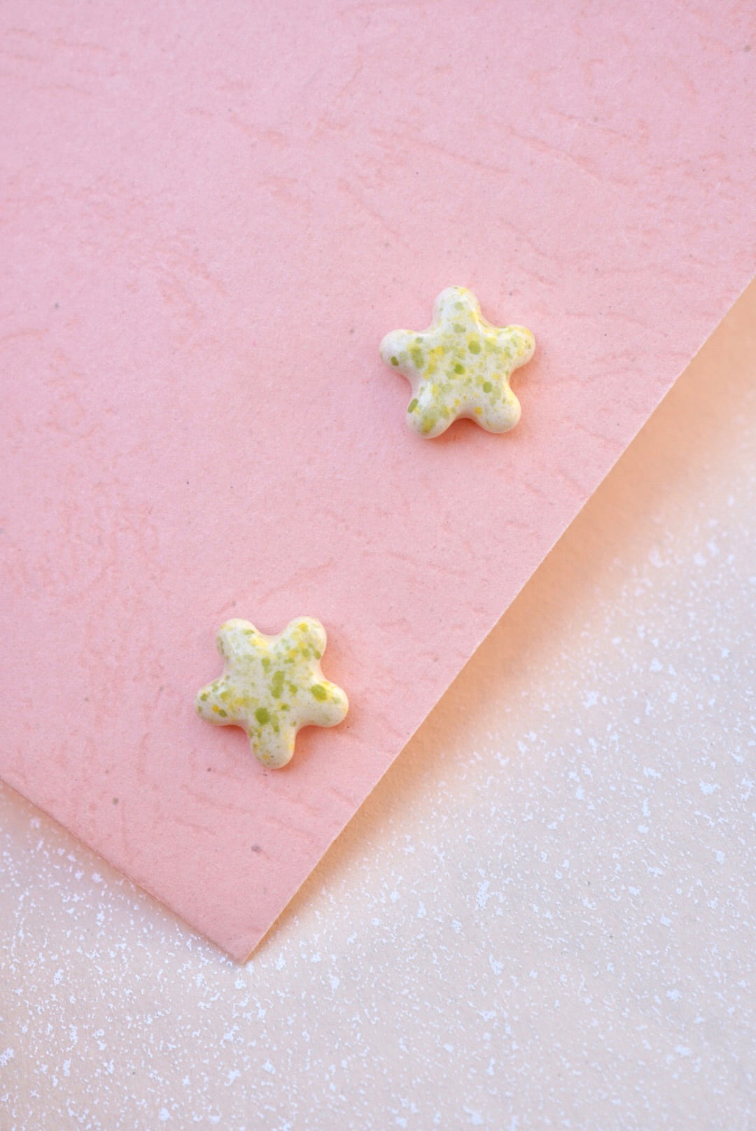 Pendientes Flor salpicada (Pre-order)