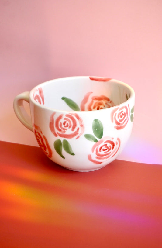 Tazón rosas rojas