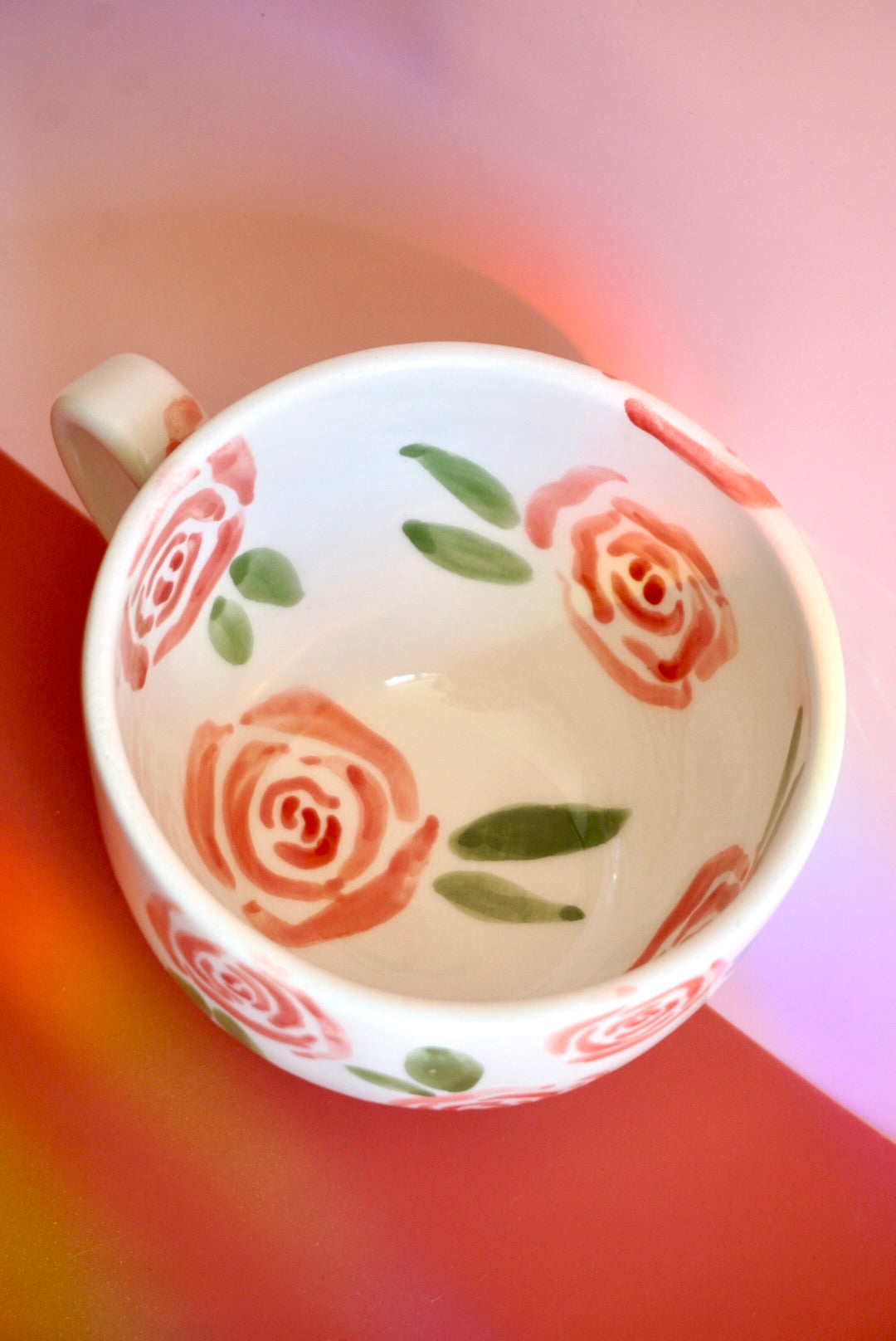 Tazón rosas rojas