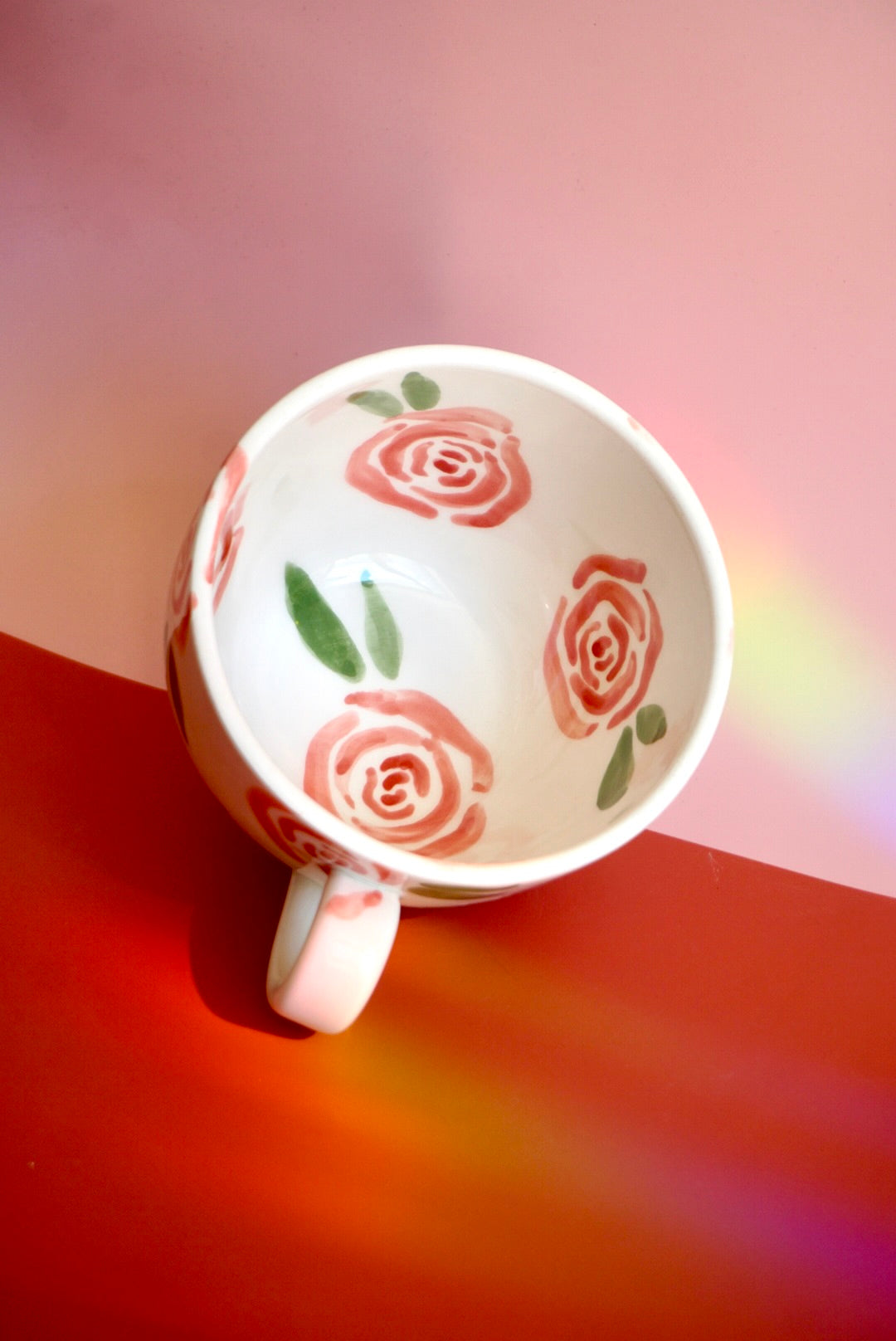 Tazón rosas rojas