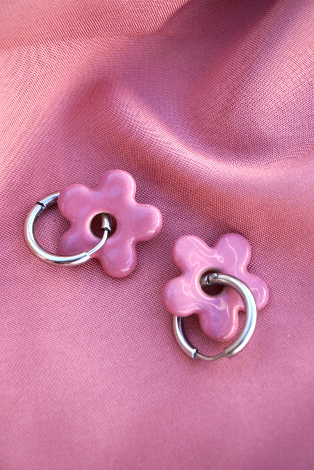 Pendientes Bariloche Rosa