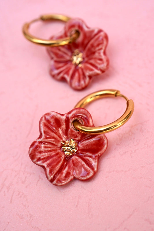 Ordesa red earrings