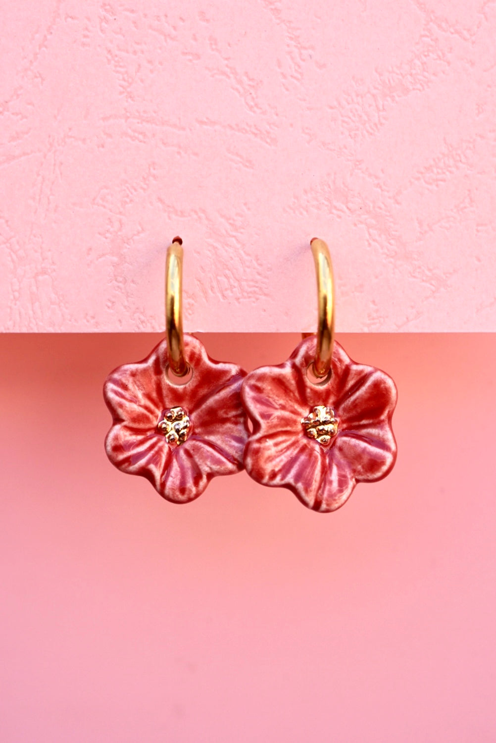 Ordesa red earrings