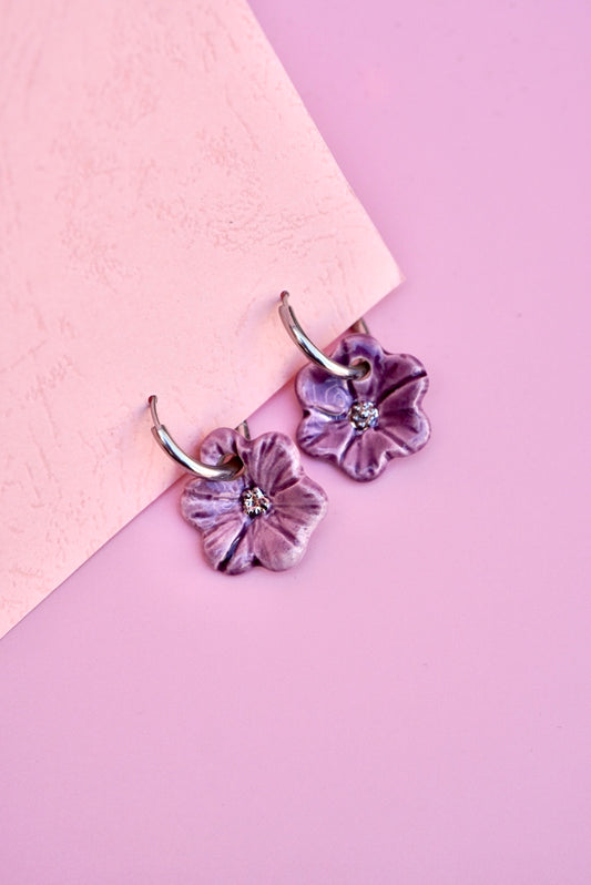 Ordesa violet earrings