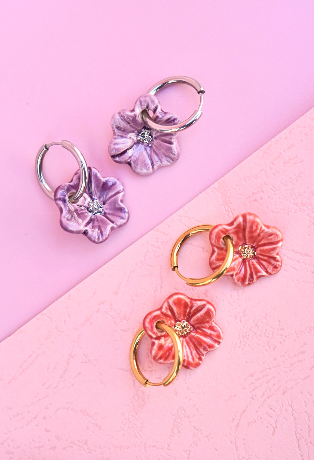 Ordesa red earrings