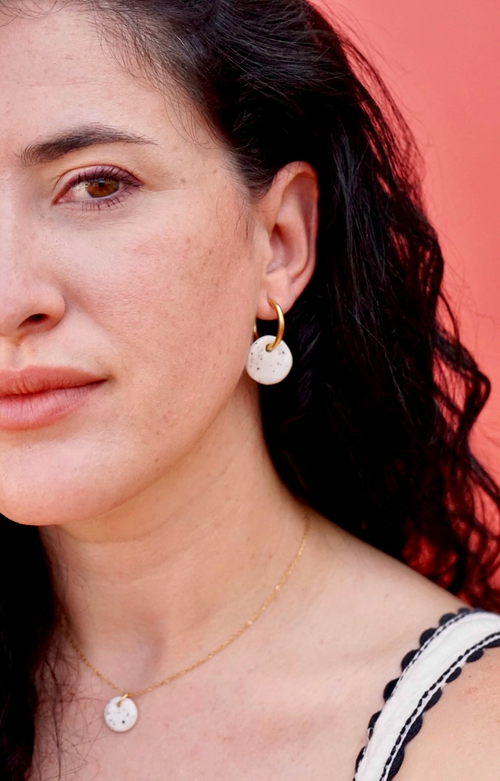 White Iguazu Earrings