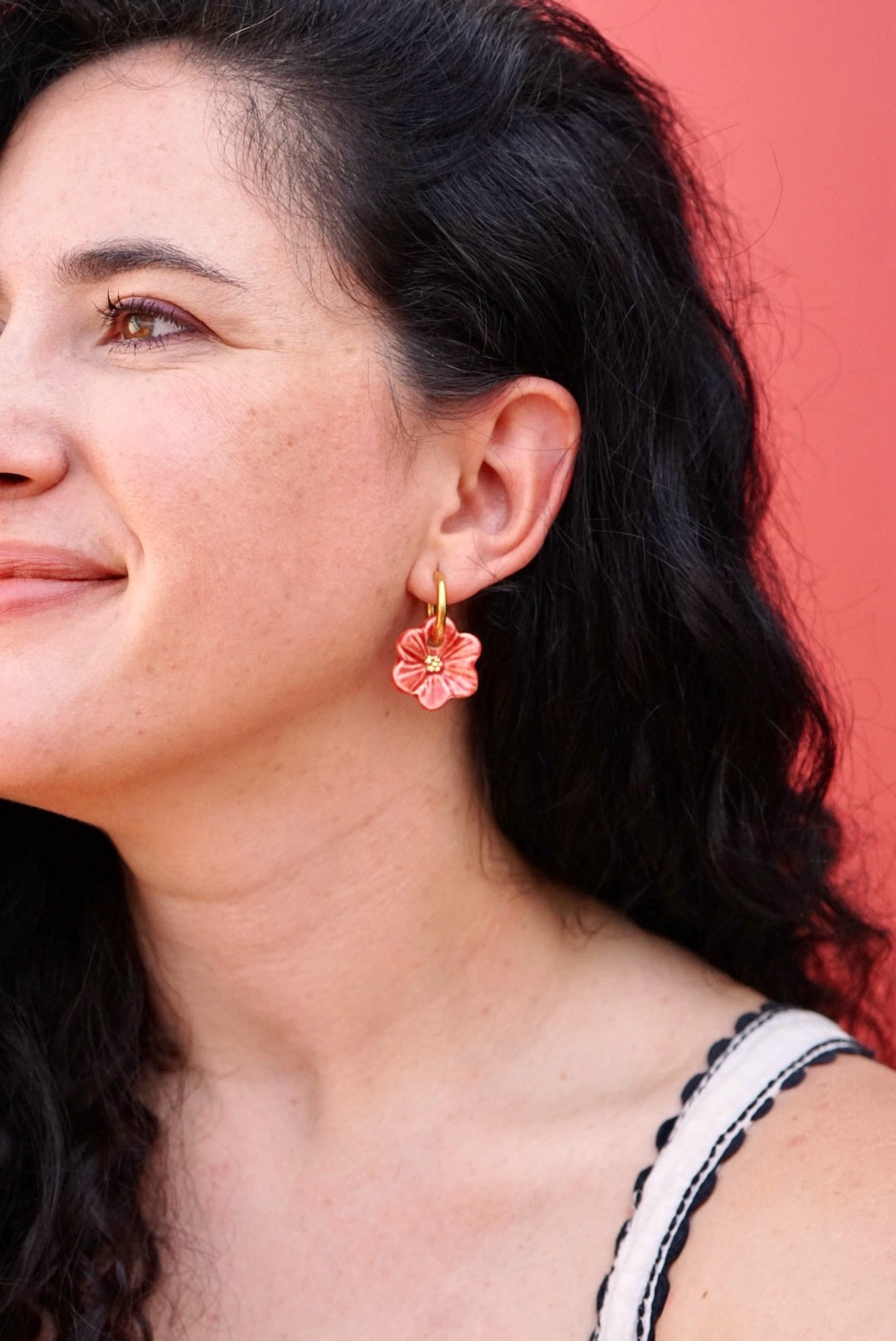 Ordesa red earrings