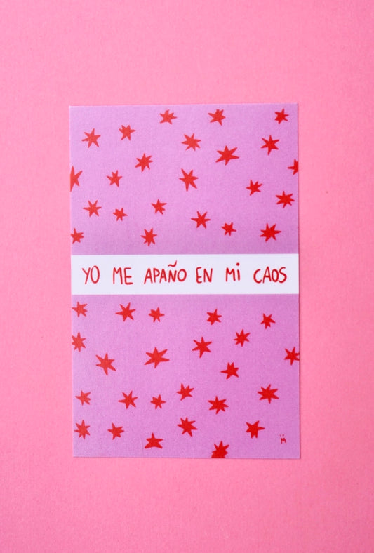 Pegatina Yo me apaño en mi caos