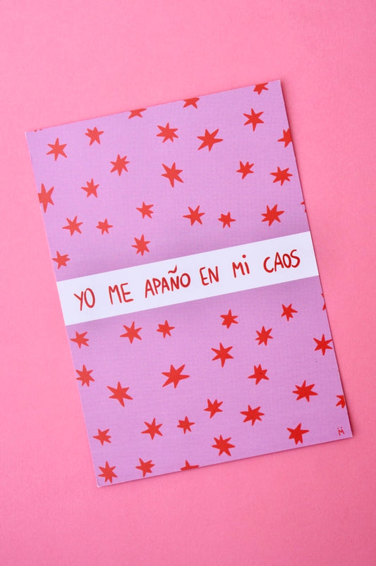 Postal Yo me apaño en mi caos