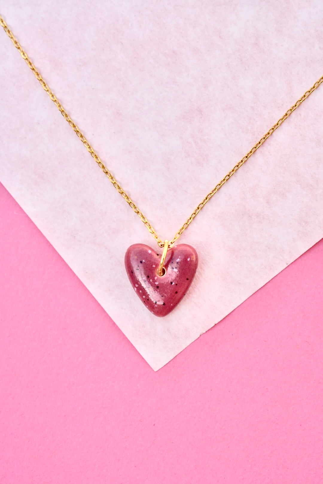 Pink Menorca Necklace / Pink Paris Necklace