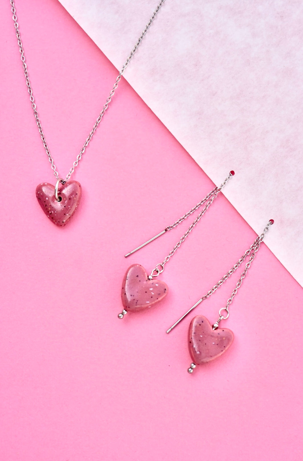 Pink Menorca Necklace / Pink Paris Necklace