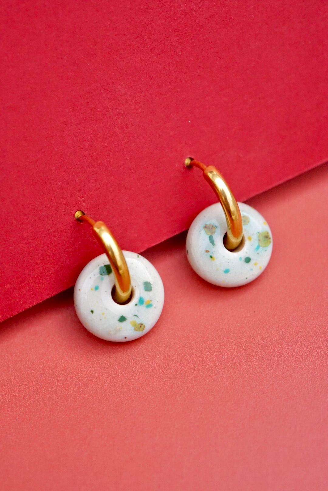 Boucles d'oreilles vertes de Minorque