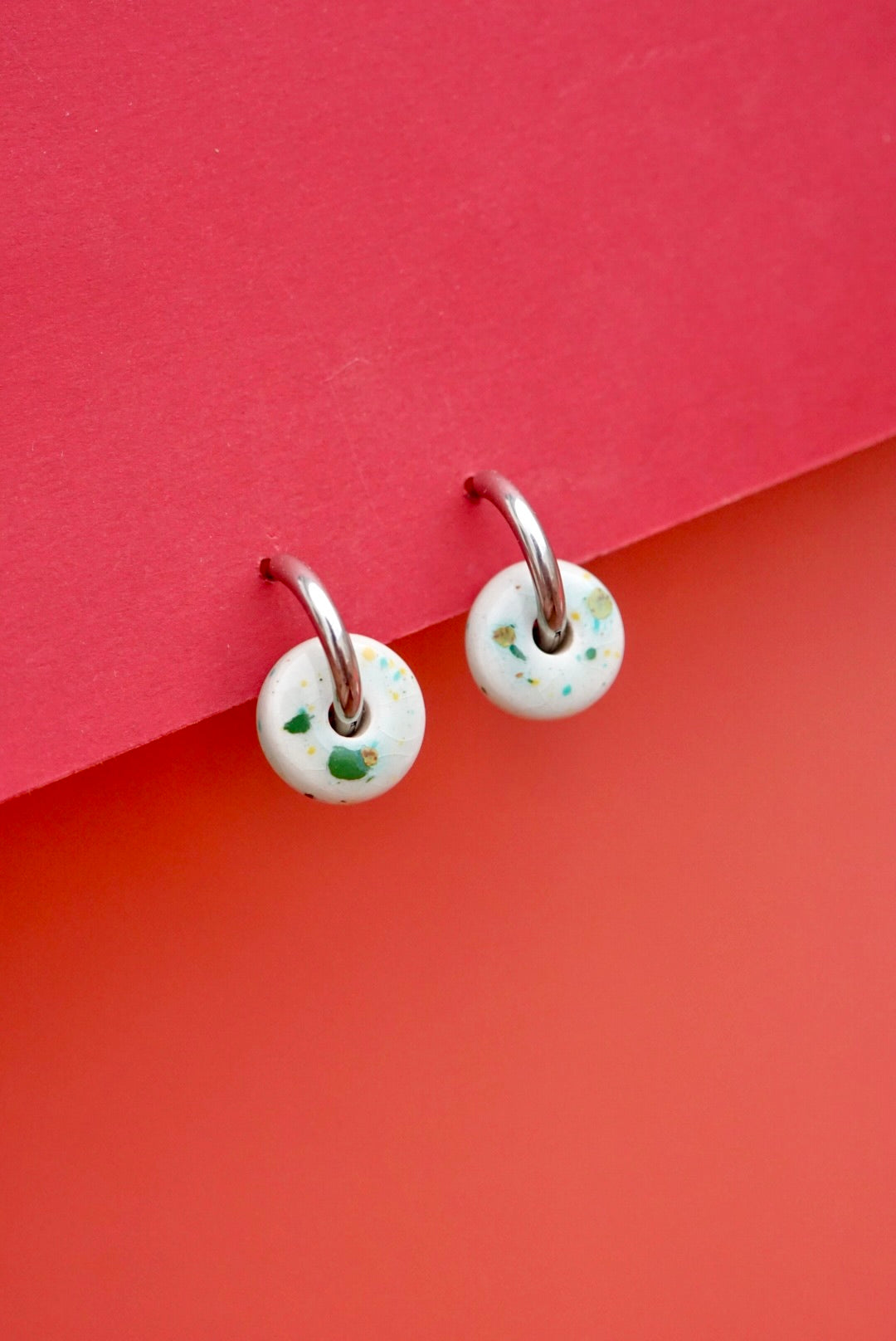 Boucles d'oreilles vertes de Minorque