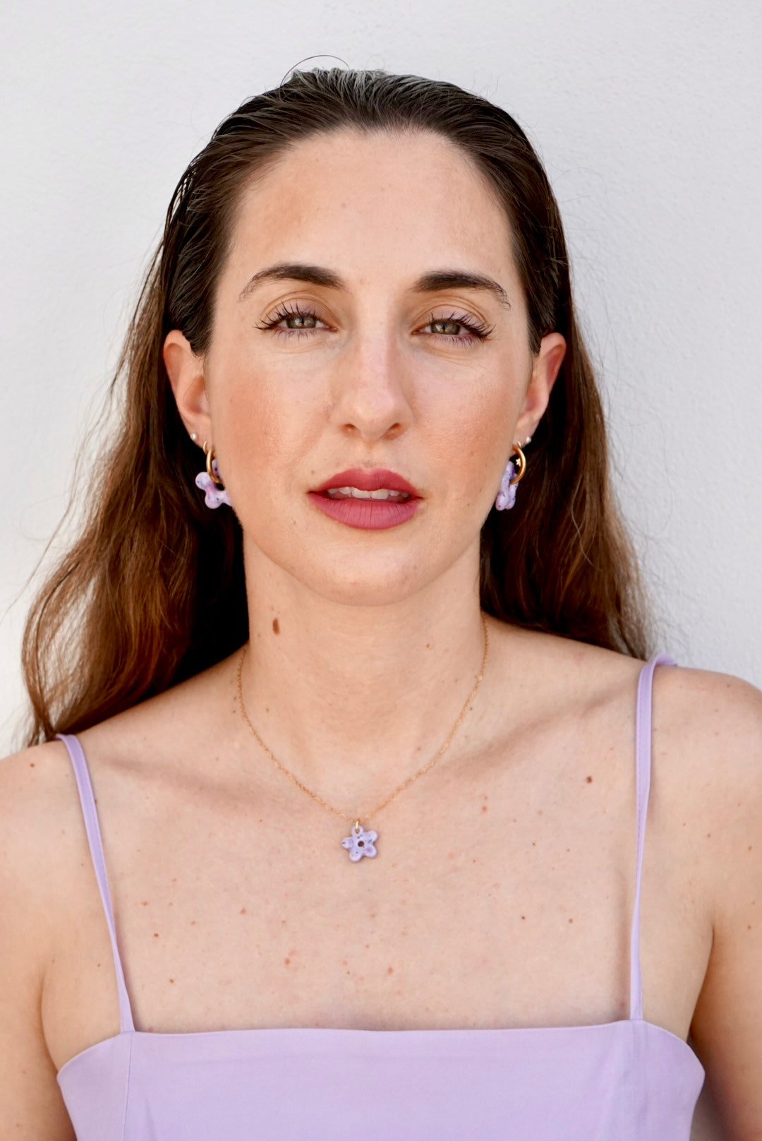 Bariloche violet earrings