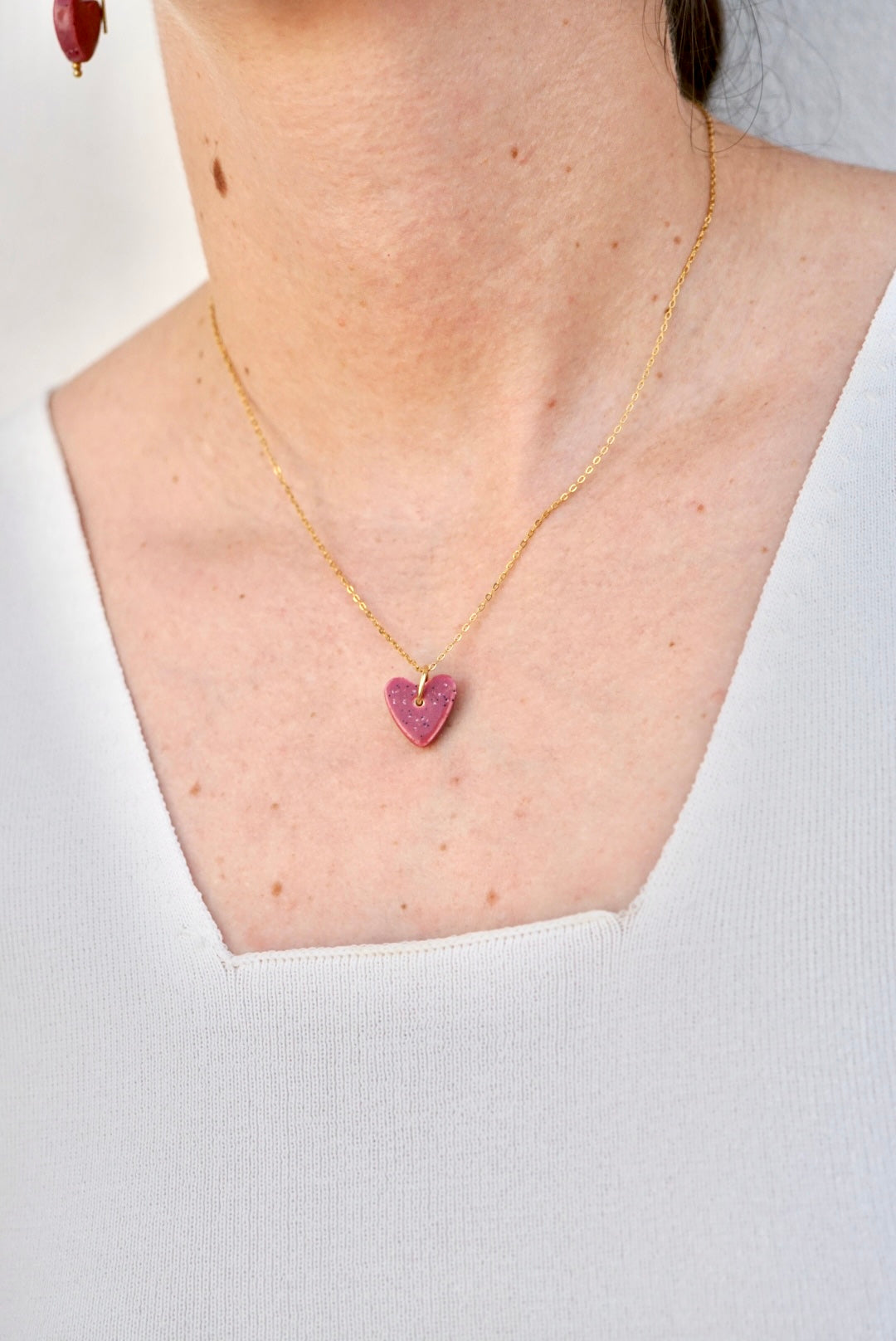 Pink Menorca Necklace / Pink Paris Necklace