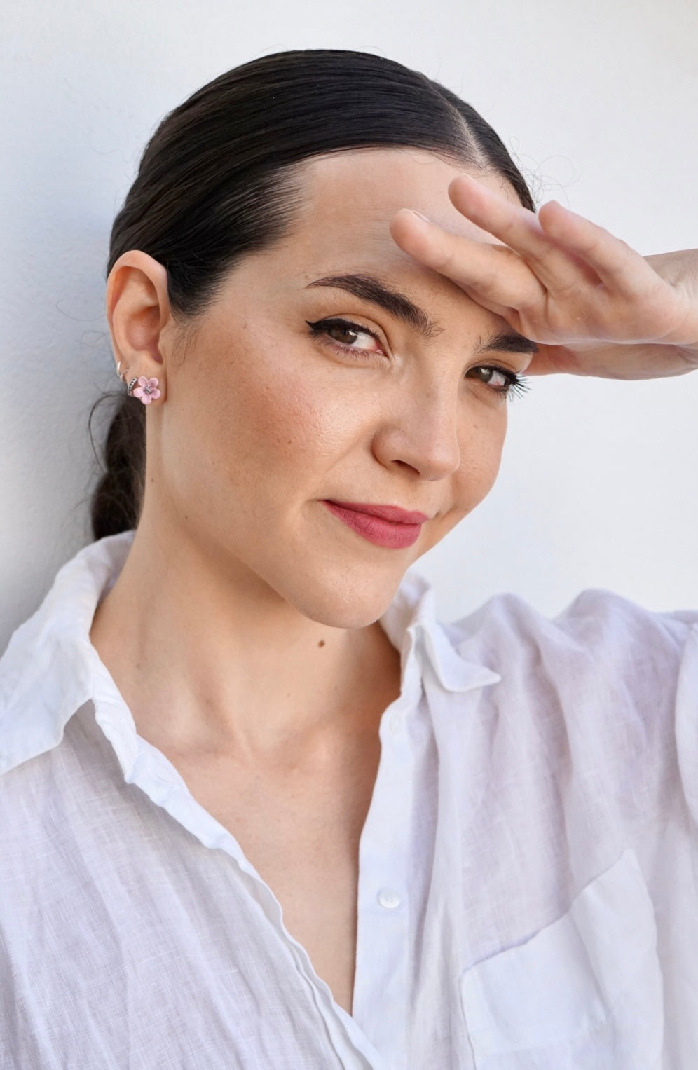 Pink Cieza earrings