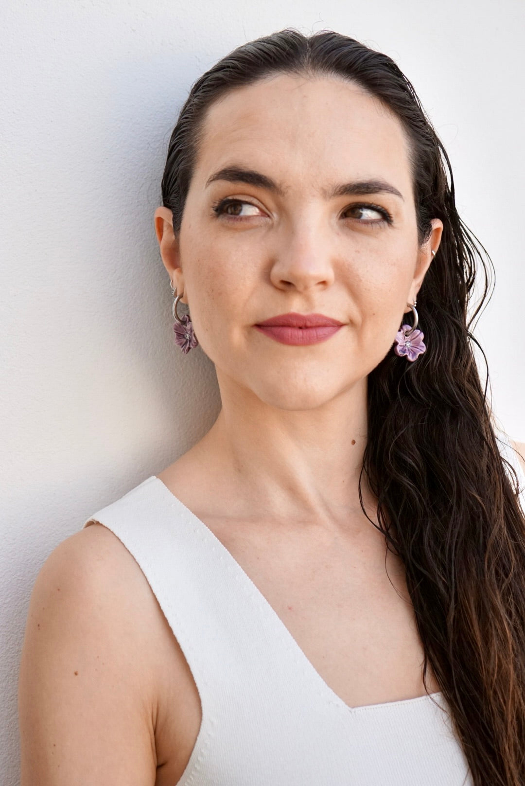 Ordesa violet earrings