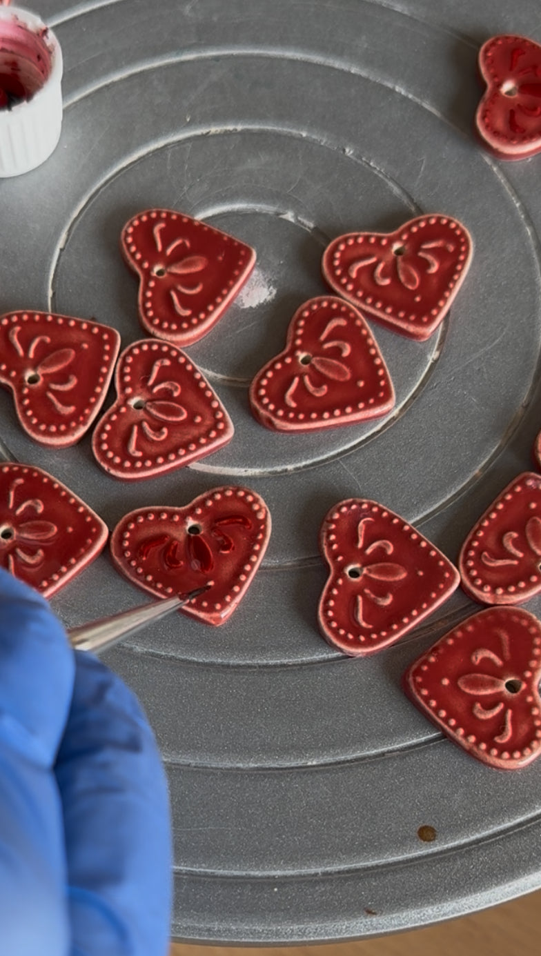 Pendientes corazón dorado (Edición especial)