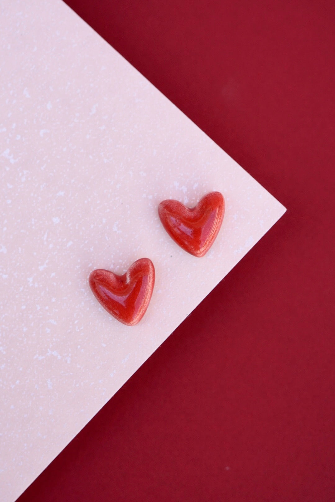 Red Paris earrings