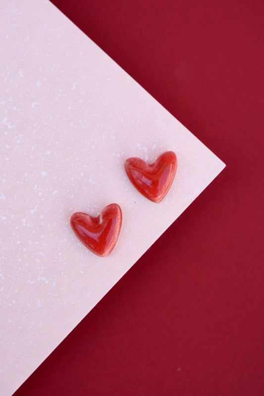 Red Paris earrings